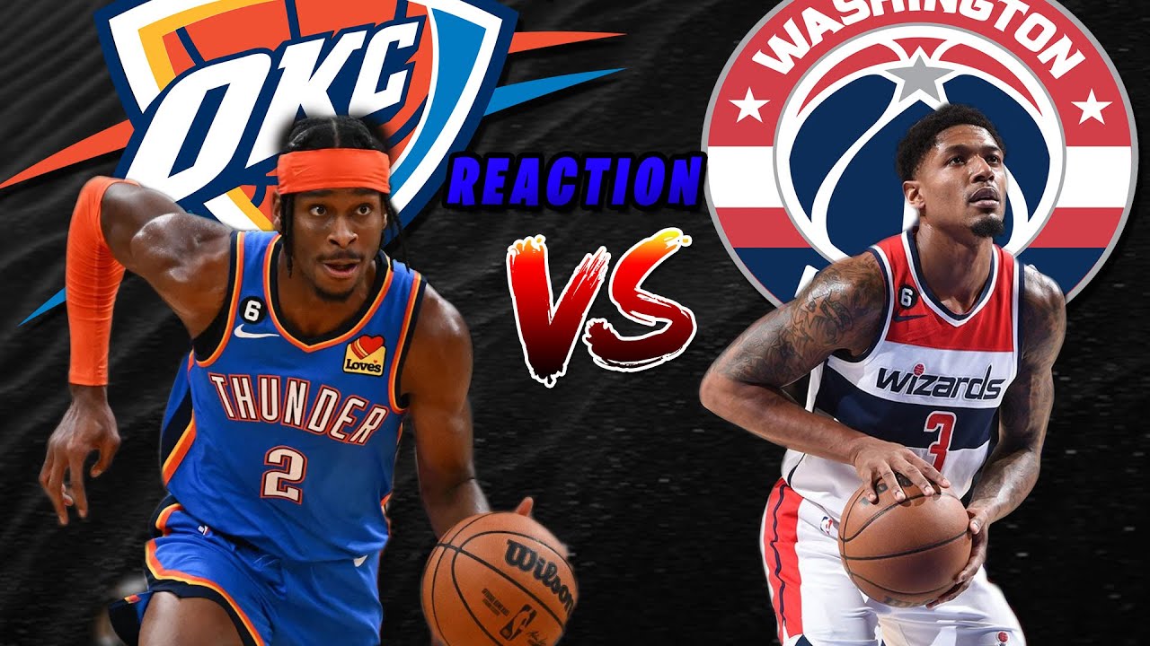 Wild Finish To The Game SGA IS HIM Reacting To OKC Vs Wizards