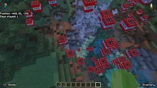 Exploding Fish in Minecraft