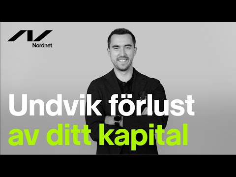 Så undviker du förlust av ditt kapital