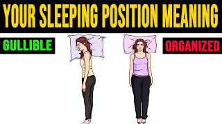 Your Sleep Position and What it means about you