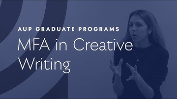 AUP Graduate Programs: MFA in Creative Writing