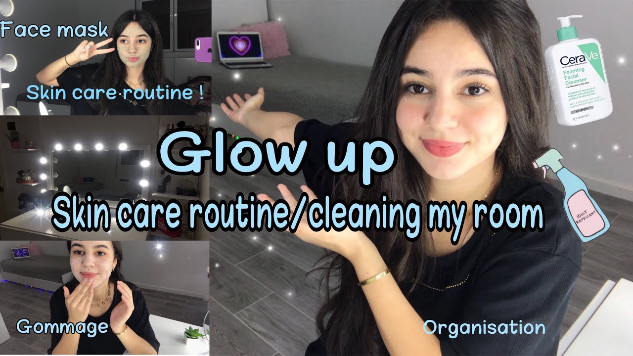 تهليت فراسي و جمعت بيتي فيديو تحفيزي GLOW UP//MY SKIN CARE ROUTINE✨💗