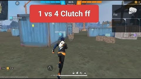 "1 vs 4 Insane Clutch 😱🔥 | Free Fire"Shorts#