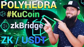 НЕ ПРОПУСТИ 🔥 #Polyhedra #ZK Теперь на #KuCoin! Web3 LayerZero с нулевым разглашением данных 💎