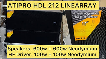 ATIPRO HDL 212 Linearray sound check @Kishorsoundcabinet