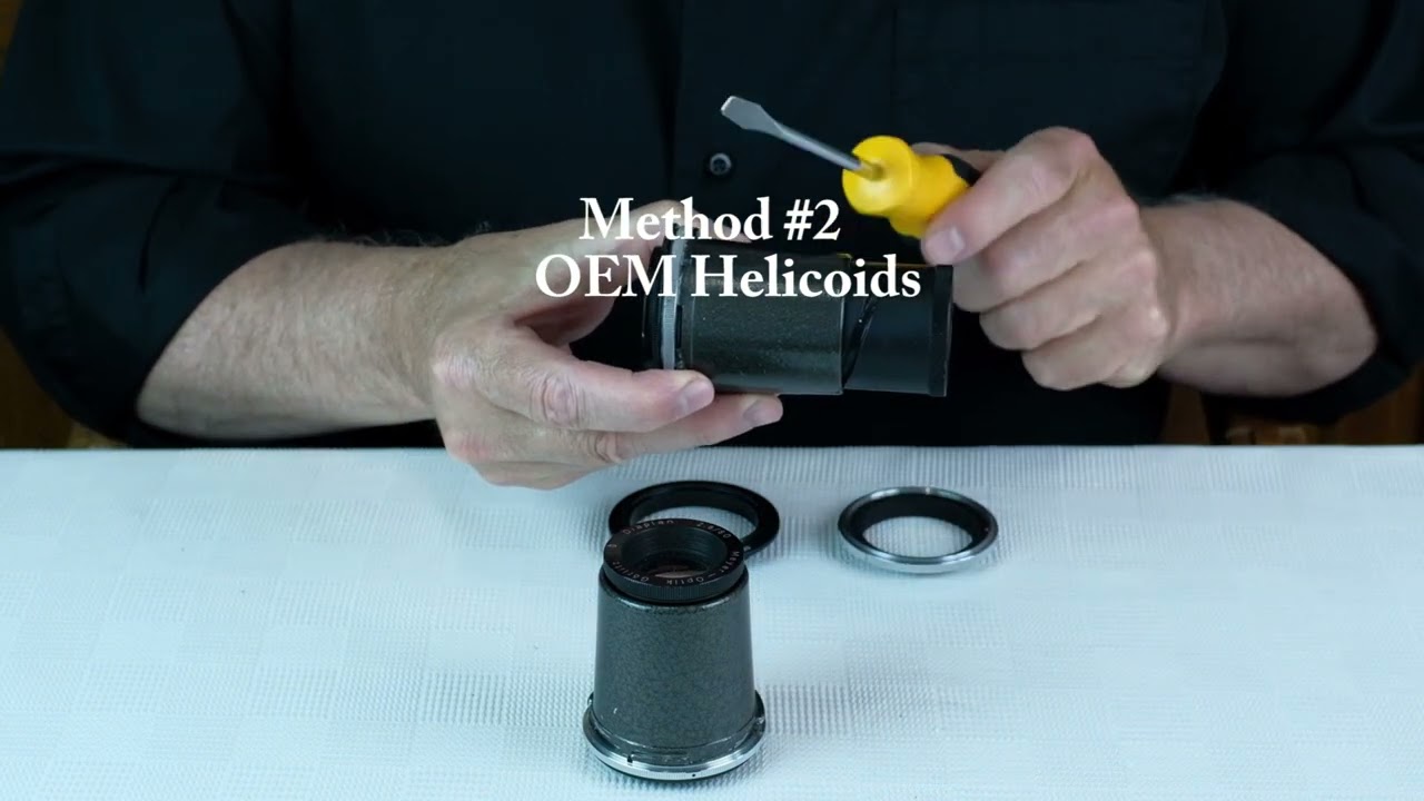 Adapting Non-Photographic Lenses - Demo #2 The Meyer-Optik Gorlitz (MOG)  80mm f/2.8 