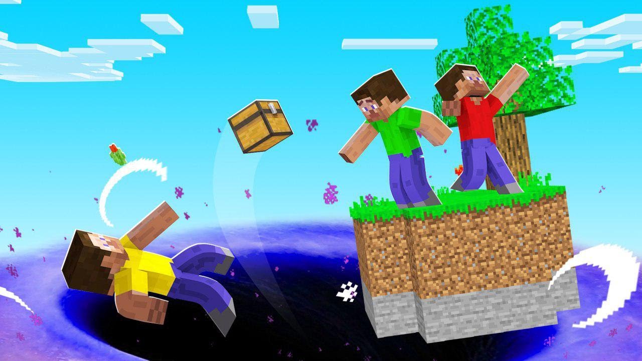 Minecraft Sky Block НО ЧЁРНАЯ ДЫРА ПОДНИМАЕТСЯ! (невозможно)