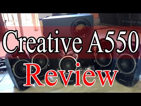 Creative A550 Speakers Review and Steps to set up Your speakers....