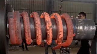 Very rare super large spring manufacturing process