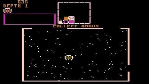 space panic for Atari 8-bit (demo mode)