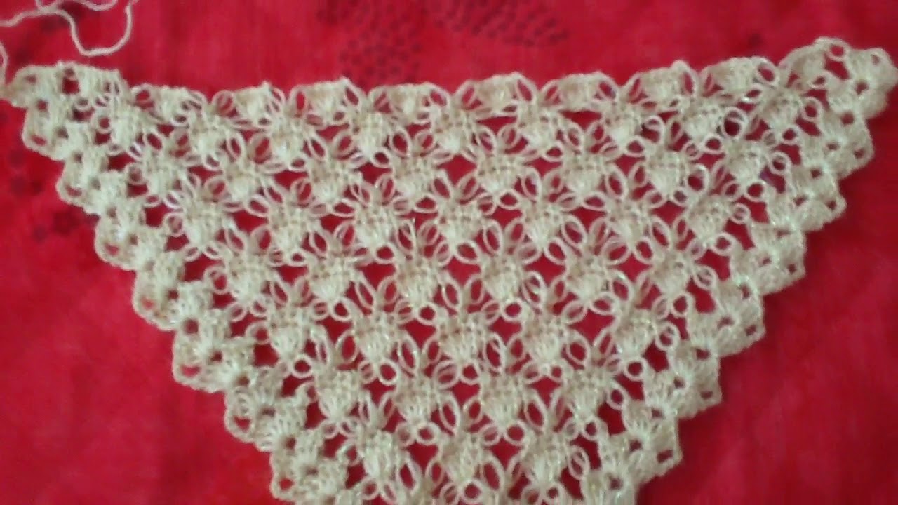 Cok Sik Sal Yapilisi Youtube Chevron Crochet Tig Isi Semasi Desenler