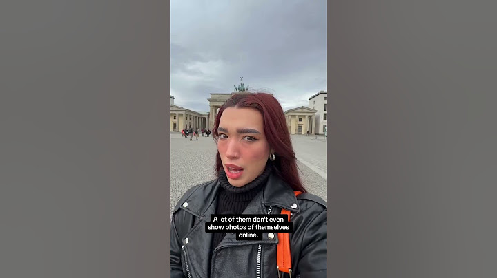 Is Berlin the city that hates selfies?