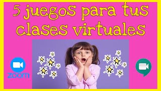 JUEGOS Y DINÁMICAS DIVERTIDAS PARA NIÑOS ‍ #Clasesenlinea #Zoom #Meet