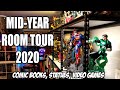 Mid-Year ROOM TOUR! COMIC BOOKS | STATUES | ARCADE1UPs and More!