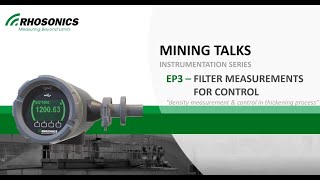 Rhosonics - Instrumentation series EP3: &#39;Dampening the measuring signals for process control&#39;