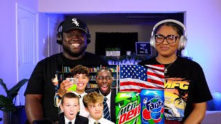 Kidd and Cee Reacts To British Highschoolers try American Soft Drinks for the first time!