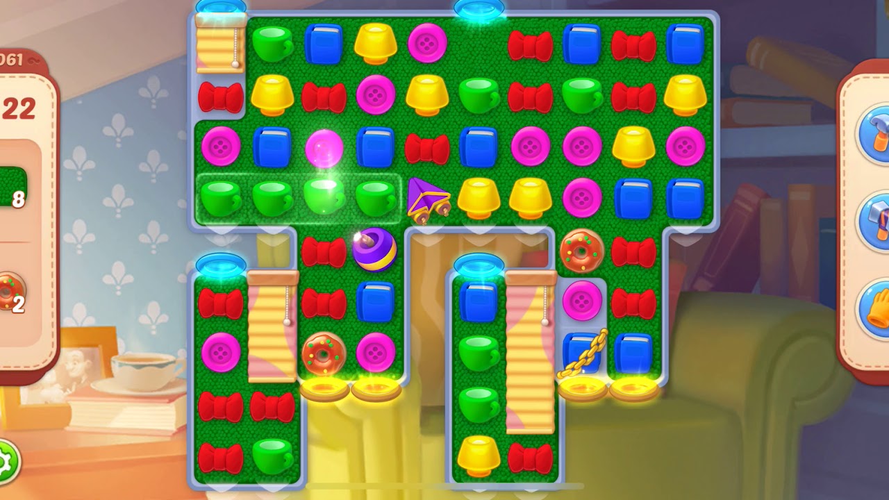 [Gameplay] Homescapes - Level 1061 (No Boosters) http://homescapes.toptools.xyz