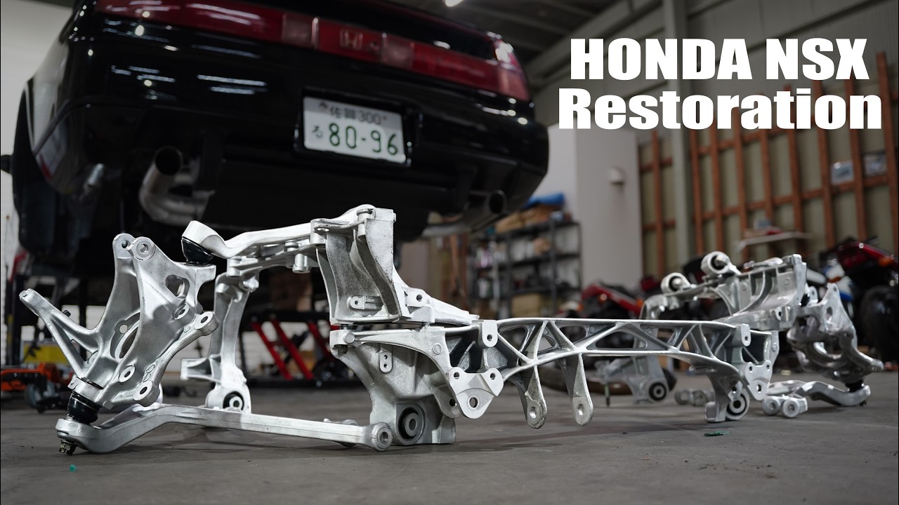 さんまジャンク NSX MT Conversion 8 | Restoring a 1991 rear subframe to like-new