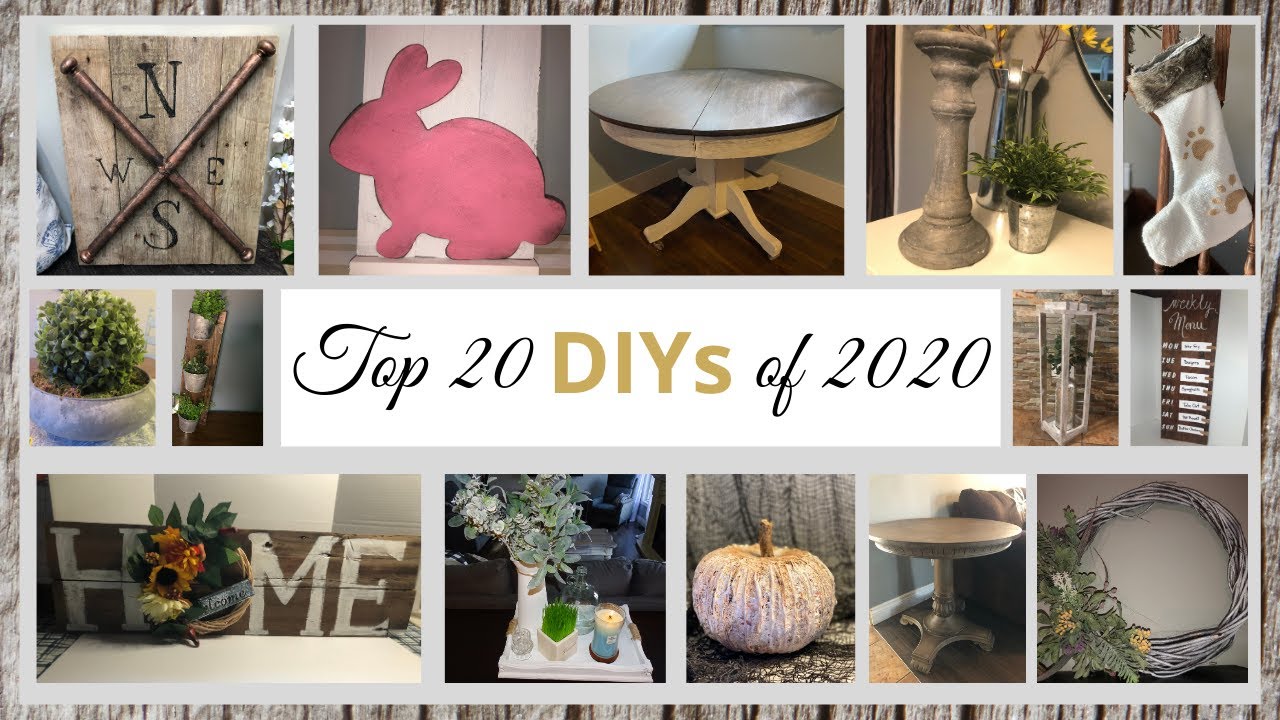 Best 20 DIY's of 2020 Home Decor DIYs YouTube