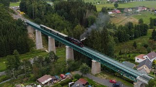 S Lízou na znovuzprovoznění Vilémovského viaduktu 20.8.2021