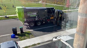Automatic Garbage & Organic Waste Collection | Dual-System Truck in Action 🚛♻️
