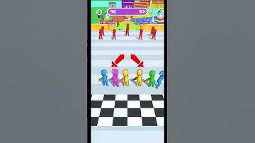 🔥 Merge Grabber Level 96 – Noob vs Pro vs Hacker! 🤯 Ultimate Showdown! 🎮 #MergeGrabber #GamingShorts