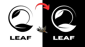 Gimp Change Black to White