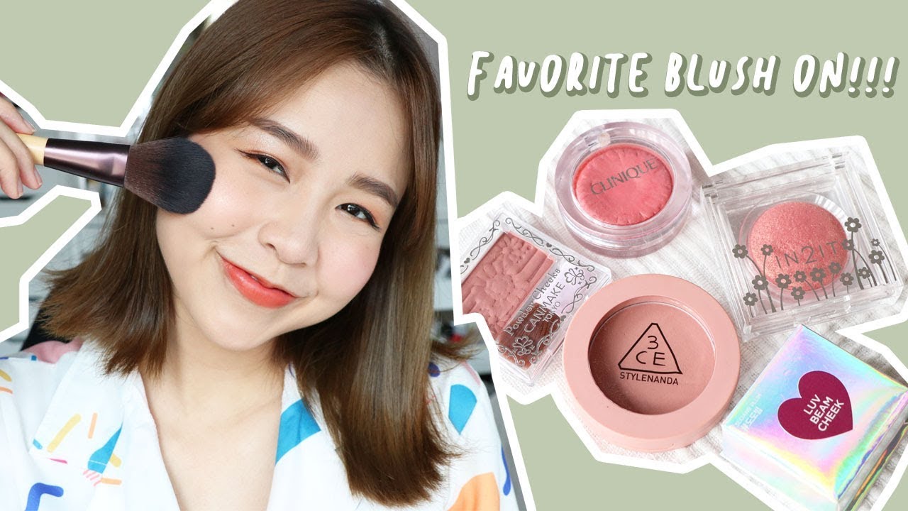 5 Favorite Blush On!!! 5 สีที่ใช้แล้วช๊อบบบ!!! l Fhay Cotton