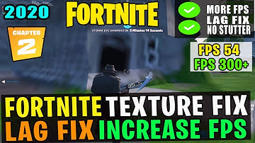 New Fortnite Textures Not Loading & Game Not Rendering Fixed Boost FPS in Fortnite Chapter 2 (2020)