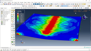 Simulation air blast explosion over the UHPC slab reinforced with BFRP composite in Abaqus