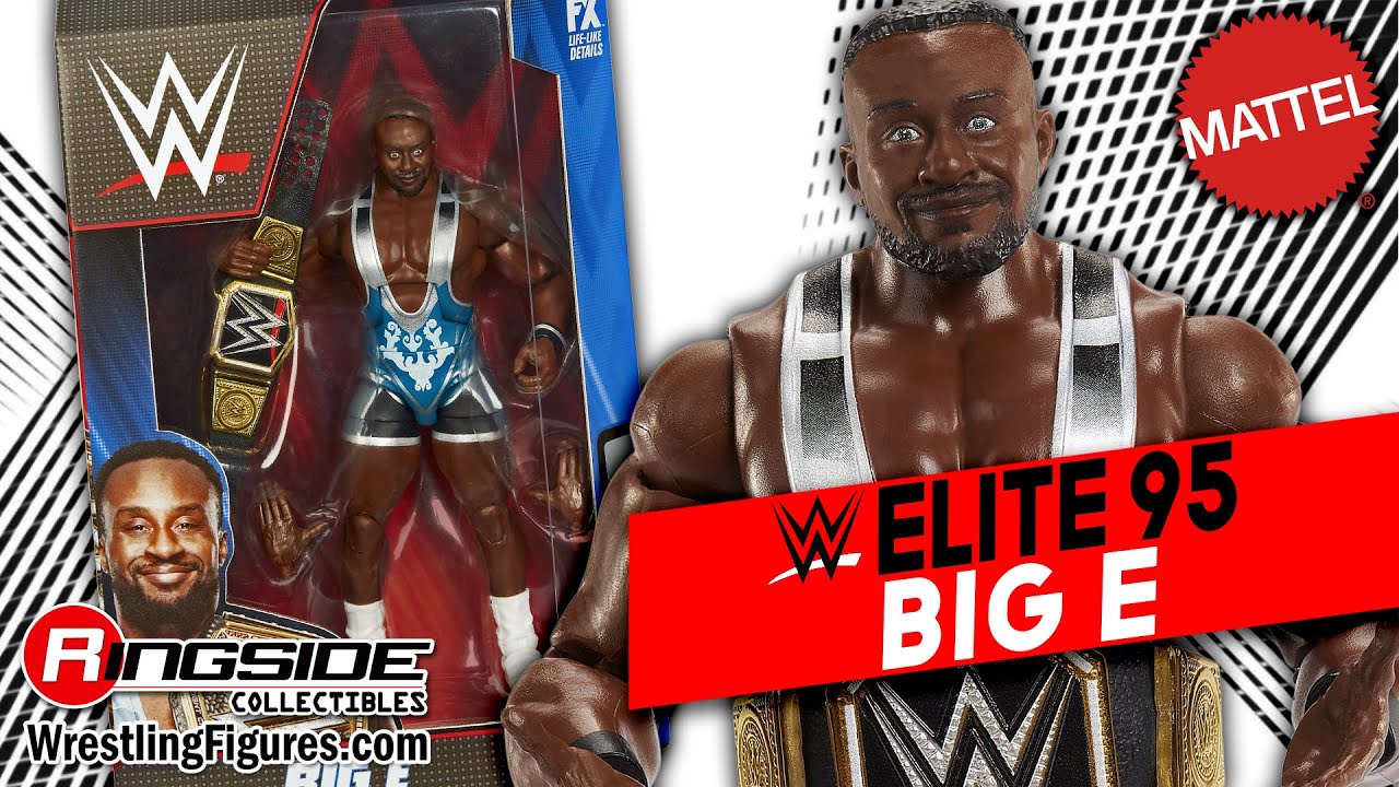 Big E (Blue & Silver Gear) - WWE Elite 95 WWE Toy Wrestling Big E (Blue & Silver Gear) - WWE Elite 95 WWE Toy Wrestling