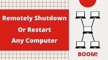 Remotely shutdown another computer using cmd