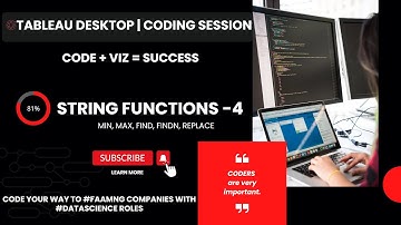 Tableau Desktop Training | Coding Bootcamp | String Functions Part 4