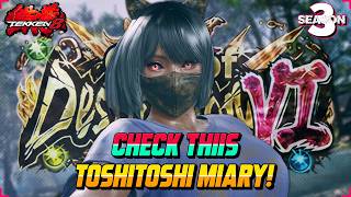 T8 Season 3 – TOSHITOSHI Miary Zo Crazy Ranked Gameplay...