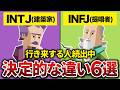 INTJとINFJは〇〇が決定的に違う！180度別人なのに人格が切り替わる理由は･･･？【MBTI】