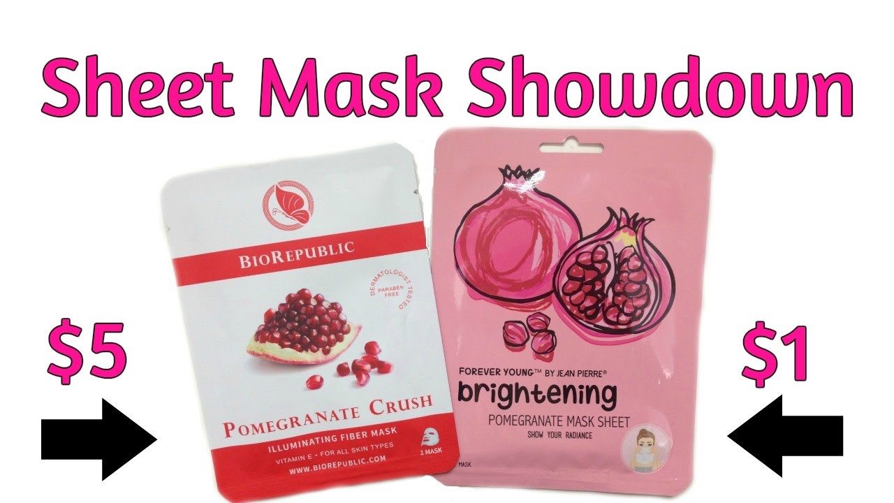 brightening pomegranate sheet masks youtube pomegranate sheet mask