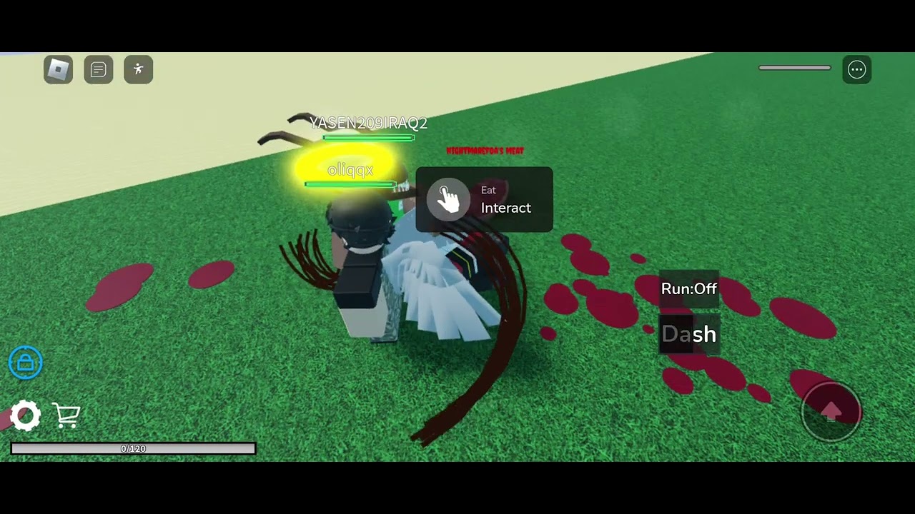 Chainsaw man testing place , chasing this runner