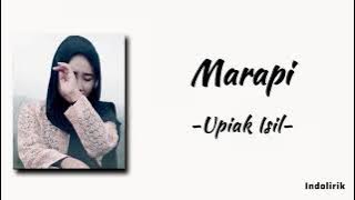 Marapi - Upiak Isil | Lirik Lagu Minang