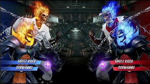 Ghost rider and Dormammu vs Ghost Rider and Dormammu - MARVEL VS. CAPCOM: INFINITE