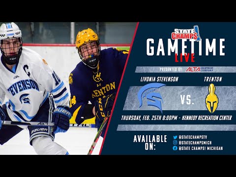 Trenton vs Livonia Stevenson | Hockey | Live Stream | 2-25-21