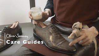 How to do a Grand Glaçage Shoe Polishing | Oliver Sweeney