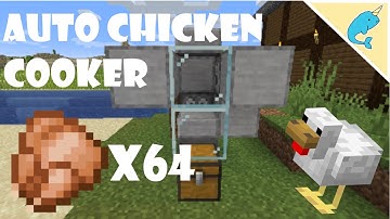 SIMPLE 1.17 AUTOMATIC CHICKEN FARM TUTORIAL in Minecraft Bedrock (MCPE/Xbox/PS4/Switch/Windows10)