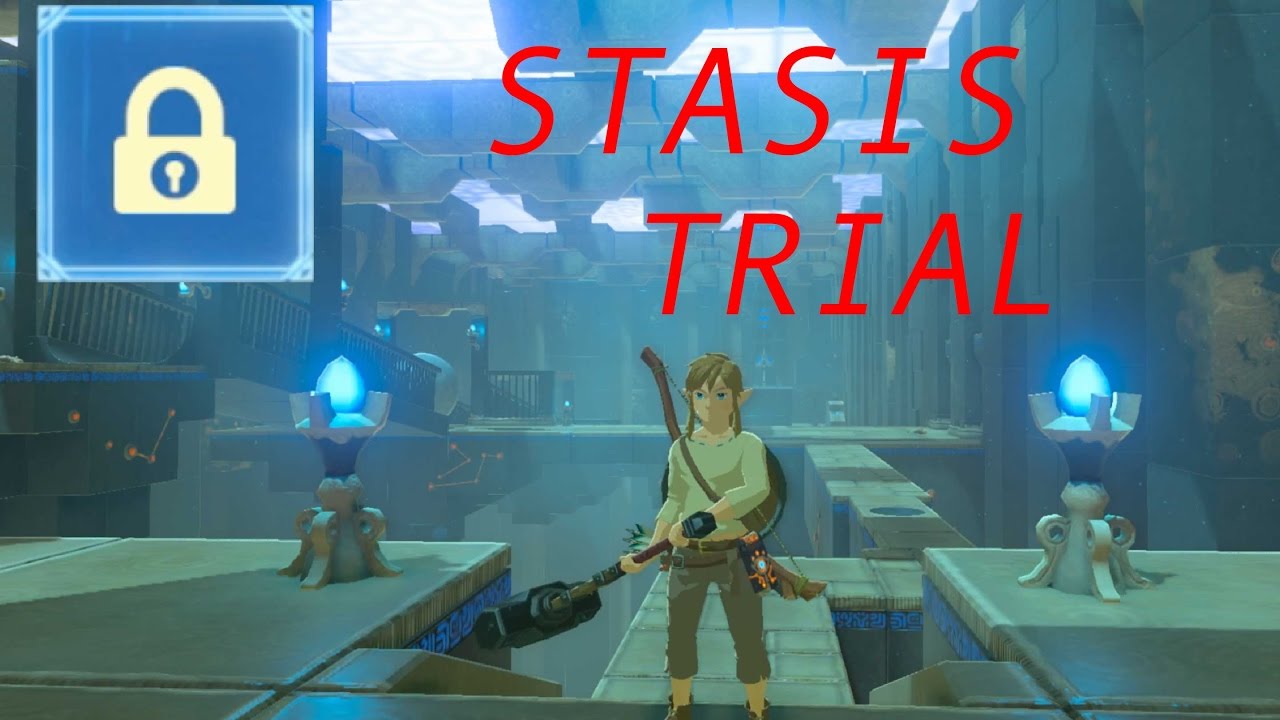 HOW TO DO STASIS TRIAL ZELDA BREATH OF THE WILD NINTENDO SWITCH YouTube