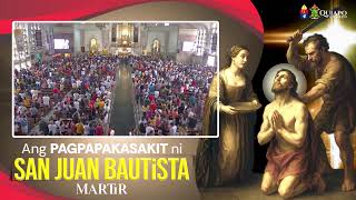 #QuiapoChurch 8AM LIVE MASS • 29 August 2025 • Memorial of the Passion of #SAINTJOHNTheBaptist