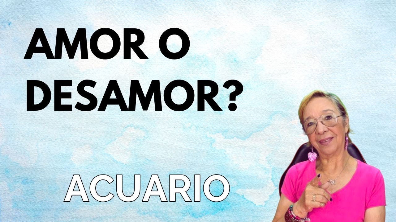 "ACUARIO♒️ ¿TE VAS O TE QUEDAS? 😒💔 EL TREN DE TU DESTINO 🚞 NO ESPERA ...