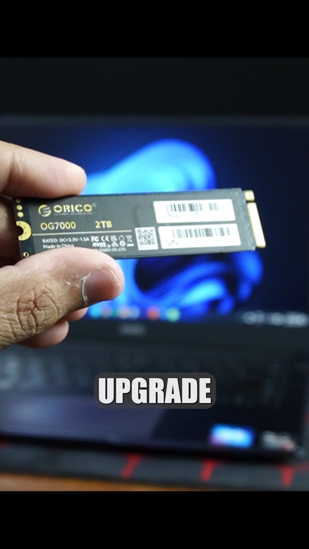 How to Upgrade Laptop NVME SSD Internal #ssd #tech - YouTube