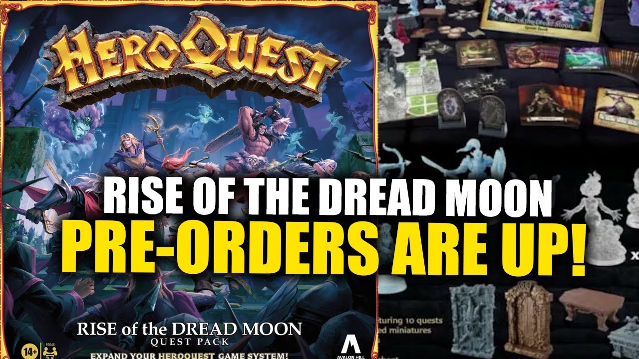HeroQuest Rise of the Dread Moon Quest Pack PreOrders are up! YouTube HeroQuest Rise of the Dread Moon Quest Pack PreOrders are up! YouTube