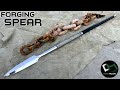 Forging Beautiful SPEAR out of Rusted CHAIN