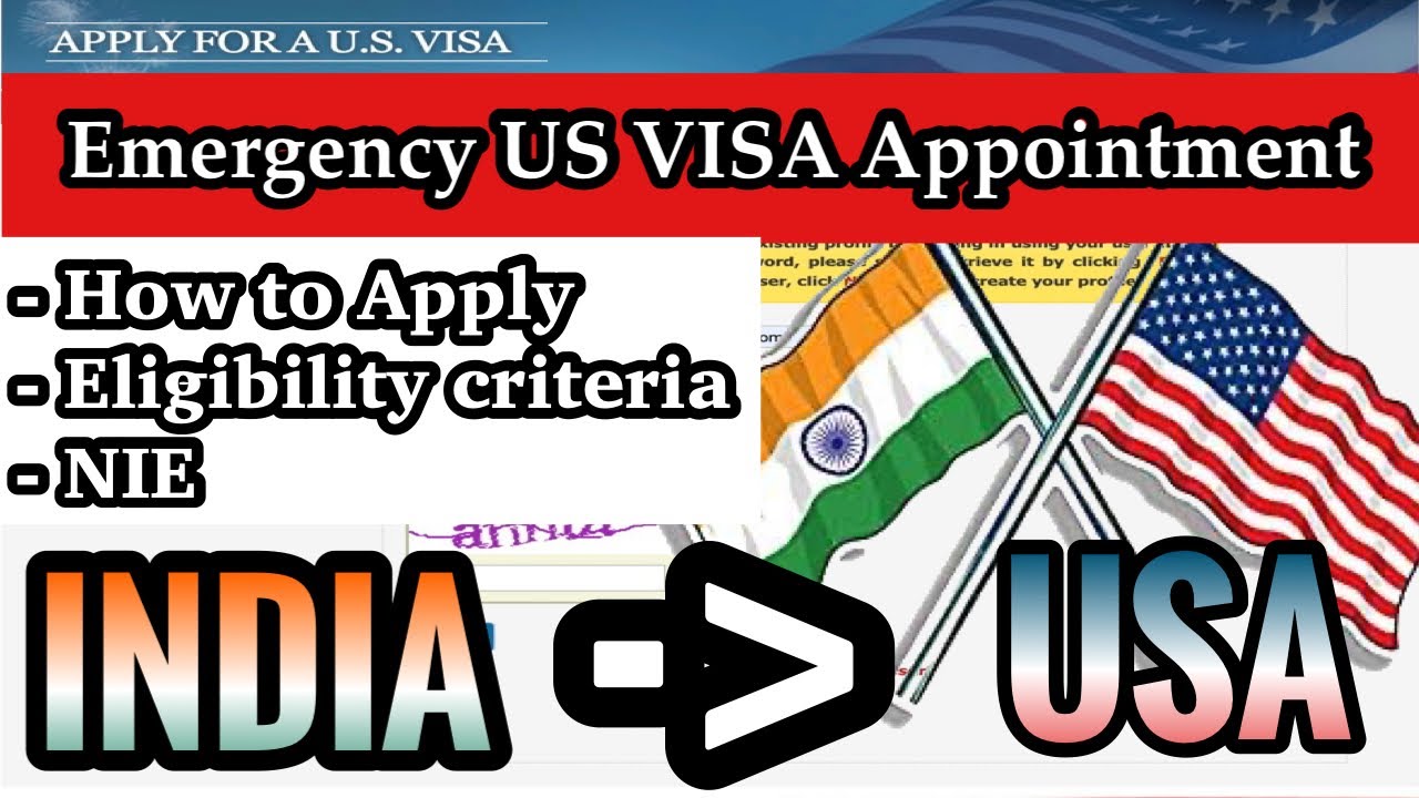 us tourist visa emergency appointment