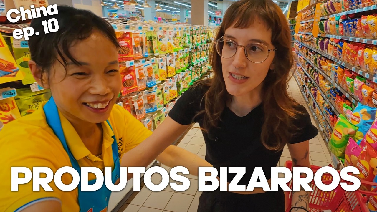 VOCÊ NUNCA VIU UM SUPERMERCADO COMO O DA CHINA 🇨🇳